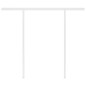 vidaXL Toldo manual retráctil con postes amarillo y blanco 3x2,5 m