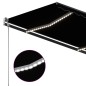vidaXL Toldo automático LED sensor de viento gris antracita 3,5x2,5 m vidaXL Toldo automático LED sensor de viento gris antracita 3,5x2,5 m
