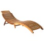 vidaXL Tumbonas 2 unidades con cojines madera maciza de acacia vidaXL Tumbonas 2 unidades con cojines madera maciza de acacia