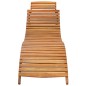 vidaXL Tumbonas 2 unidades con cojines madera maciza de acacia vidaXL Tumbonas 2 unidades con cojines madera maciza de acacia