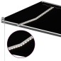 vidaXL Toldo retráctil manual con luz LED gris antracita 500x350 cm vidaXL Toldo retráctil manual con luz LED gris antracita 500x350 cm