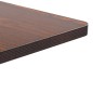 vidaXL Mesa de jardín bistró MDF marrón oscuro 60x60 cm vidaXL Mesa de jardín bistró MDF marrón oscuro 60x60 cm
