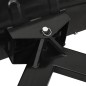 vidaXL Quitanieves para carretilla elevadora negro 150x38 cm