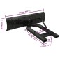 vidaXL Quitanieves para carretilla elevadora negro 150x38 cm