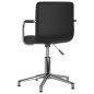 vidaXL Silla de comedor giratoria cuero sintético negro vidaXL Silla de comedor giratoria cuero sintético negro