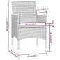 vidaXL Juego de comedor de jardín 7 piezas ratán sintético negro vidaXL Juego de comedor de jardín 7 piezas ratán sintético negro