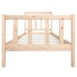 vidaXL Estructura de cama madera maciza 90x200 cm
