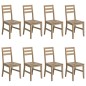 vidaXL Sillas de comedor 8 unidades madera maciza de acacia