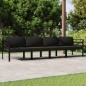 vidaXL Set muebles de jardín 4 pzas y cojines aluminio gris antracita vidaXL Set muebles de jardín 4 pzas y cojines aluminio gris antracita