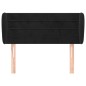 vidaXL Cabecero de terciopelo negro 103x23x78/88 cm vidaXL Cabecero de terciopelo negro 103x23x78/88 cm