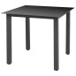 vidaXL Juego muebles jardín 5 pzas con cojines ratán sintético gris vidaXL Juego muebles jardín 5 pzas con cojines ratán sintético gris