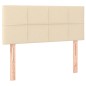 vidaXL Cabecero con LED de tela color crema 100x5x78/88 cm vidaXL Cabecero con LED de tela color crema 100x5x78/88 cm