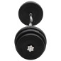 vidaXL Mancuerna curl con discos 90 kg vidaXL Mancuerna curl con discos 90 kg