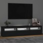 vidaXL Mueble de TV con luces LED negro 180x35x40 cm vidaXL Mueble de TV con luces LED negro 180x35x40 cm