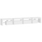 vidaXL Mueble de TV con luces LED blanco 260x36,5x40 cm vidaXL Mueble de TV con luces LED blanco 260x36,5x40 cm