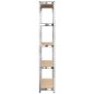 vidaXL Estantería 5 niveles 4 uds acero madera contrachapada plateado vidaXL Estantería 5 niveles 4 uds acero madera contrachapada plateado