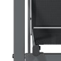 vidaXL Juego de comedor para jardín 5 piezas acero y textilene negro vidaXL Juego de comedor para jardín 5 piezas acero y textilene negro