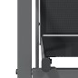 vidaXL Juego de comedor para jardín 5 piezas acero y textilene negro vidaXL Juego de comedor para jardín 5 piezas acero y textilene negro