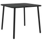 vidaXL Juego de comedor de jardín 3 piezas acero gris antracita vidaXL Juego de comedor de jardín 3 piezas acero gris antracita