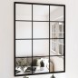 vidaXL Espejos de pared 2 uds metal negro 80x60 cm vidaXL Espejos de pared 2 uds metal negro 80x60 cm