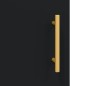 vidaXL Aparador de madera de ingeniería negro 100x36x60 cm vidaXL Aparador de madera de ingeniería negro 100x36x60 cm