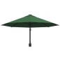 vidaXL Sombrilla de pared con barra de metal 300 cm verde vidaXL Sombrilla de pared con barra de metal 300 cm verde