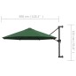 vidaXL Sombrilla de pared con barra de metal 300 cm verde vidaXL Sombrilla de pared con barra de metal 300 cm verde