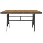 idaXL Juego de comedor de jardín 7 piezas ratán sintético gris idaXL Juego de comedor de jardín 7 piezas ratán sintético gris