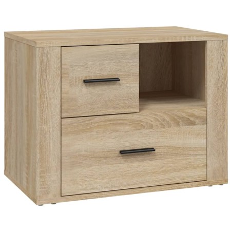 vidaXL Mesita de noche madera contrachapada roble sonoma 60x36x45 cm