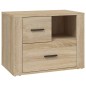 vidaXL Mesita de noche madera contrachapada roble sonoma 60x36x45 cm vidaXL Mesita de noche madera contrachapada roble sonoma 60x36x45 cm