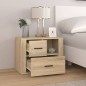 vidaXL Mesita de noche madera contrachapada roble sonoma 60x36x45 cm vidaXL Mesita de noche madera contrachapada roble sonoma 60x36x45 cm