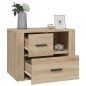 vidaXL Mesita de noche madera contrachapada roble sonoma 60x36x45 cm vidaXL Mesita de noche madera contrachapada roble sonoma 60x36x45 cm