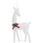 vidaXL Renos de Navidad 6 piezas de malla blanca fría blanca vidaXL Renos de Navidad 6 piezas de malla blanca fría blanca