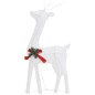vidaXL Renos de Navidad 6 piezas de malla blanca fría blanca vidaXL Renos de Navidad 6 piezas de malla blanca fría blanca