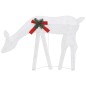 vidaXL Renos de Navidad 6 piezas de malla blanca fría blanca vidaXL Renos de Navidad 6 piezas de malla blanca fría blanca