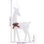 vidaXL Renos de Navidad 6 piezas de malla blanca fría blanca vidaXL Renos de Navidad 6 piezas de malla blanca fría blanca