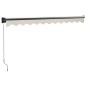 vidaXL Toldo retráctil aluminio y tela color crema 3x2,5 m vidaXL Toldo retráctil aluminio y tela color crema 3x2,5 m