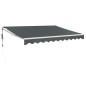 vidaXL Toldo retráctil automático gris antracita 3,5x2,5 m vidaXL Toldo retráctil automático gris antracita 3,5x2,5 m