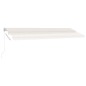 vidaXL Toldo de pie retráctil manual color crema 500x300 cm vidaXL Toldo de pie retráctil manual color crema 500x300 cm
