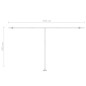 vidaXL Toldo de pie retráctil manual color crema 500x300 cm vidaXL Toldo de pie retráctil manual color crema 500x300 cm