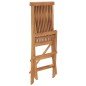 vidaXL Sillas de jardín plegables 6 unidades madera maciza de teca vidaXL Sillas de jardín plegables 6 unidades madera maciza de teca