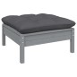 vidaXL Muebles de jardín 13 pzas con cojines antracita madera de pino vidaXL Muebles de jardín 13 pzas con cojines antracita madera de pino