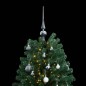 vidaXL Árbol de Navidad artificial con bisagras 300 LED y bolas 210 cm vidaXL Árbol de Navidad artificial con bisagras 300 LED y bolas 210 cm