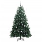 vidaXL Árbol de Navidad artificial con bisagras 300 LED y bolas 210 cm vidaXL Árbol de Navidad artificial con bisagras 300 LED y bolas 210 cm