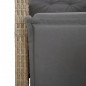 vidaXL Set comedor de jardín 7 pzas con cojines ratán sintético beige vidaXL Set comedor de jardín 7 pzas con cojines ratán sintético beige