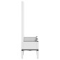 vidaXL Jardinera con enrejado PP blanco 80x40x142 cm vidaXL Jardinera con enrejado PP blanco 80x40x142 cm