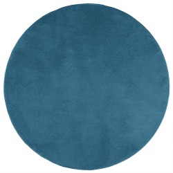 vidaXL Alfombra de pelo corto OVIEDO turquesa Ø 100 cm