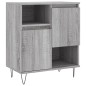 vidaXL Aparadores 3 uds madera contrachapada gris Sonoma vidaXL Aparadores 3 uds madera contrachapada gris Sonoma