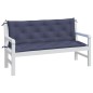 vidaXL Cojines banco jardín 2 uds tela Oxford azul marino 150x50x7 cm vidaXL Cojines banco jardín 2 uds tela Oxford azul marino 150x50x7 cm