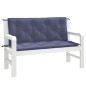 vidaXL Cojines banco jardín 2 uds tela Oxford azul marino 120x50x7 cm vidaXL Cojines banco jardín 2 uds tela Oxford azul marino 120x50x7 cm